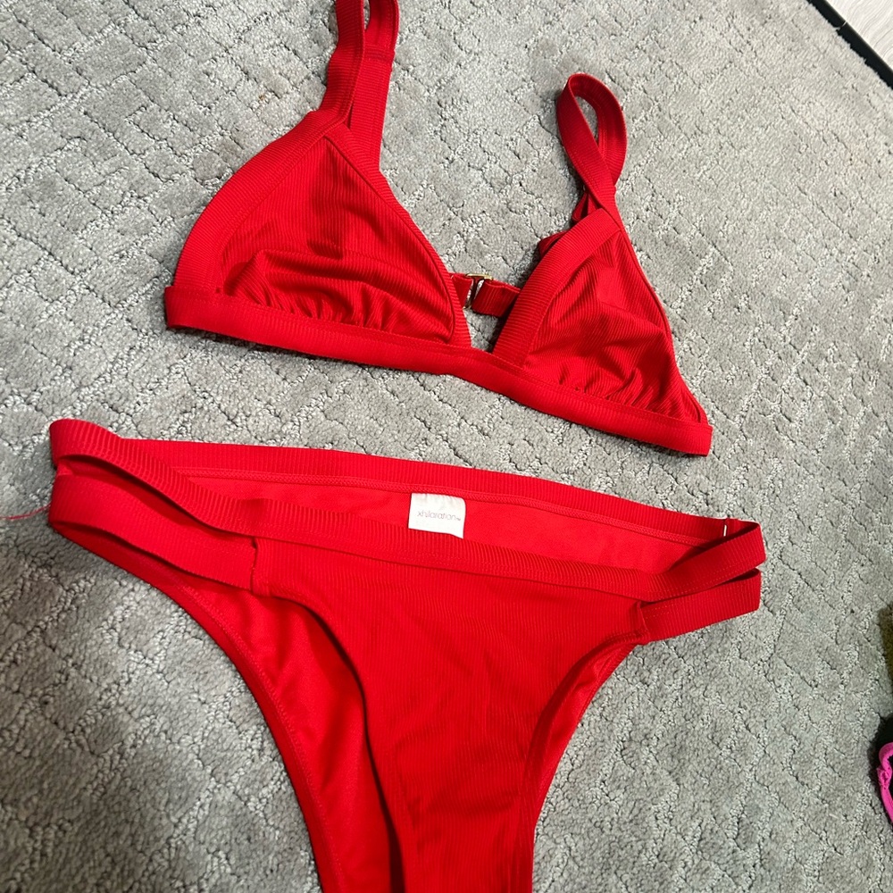 Target red bikini